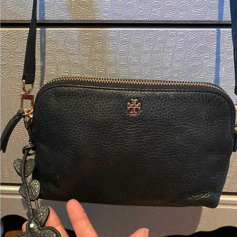 Black Tory Burch Leather Crossbody Bag - Picture 3 of 6